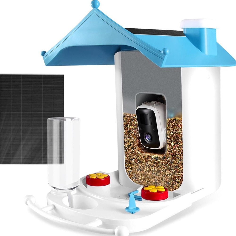 $399.99 Bird Feeder with Camera, Bird Feeder Camera Wireless Outdoor